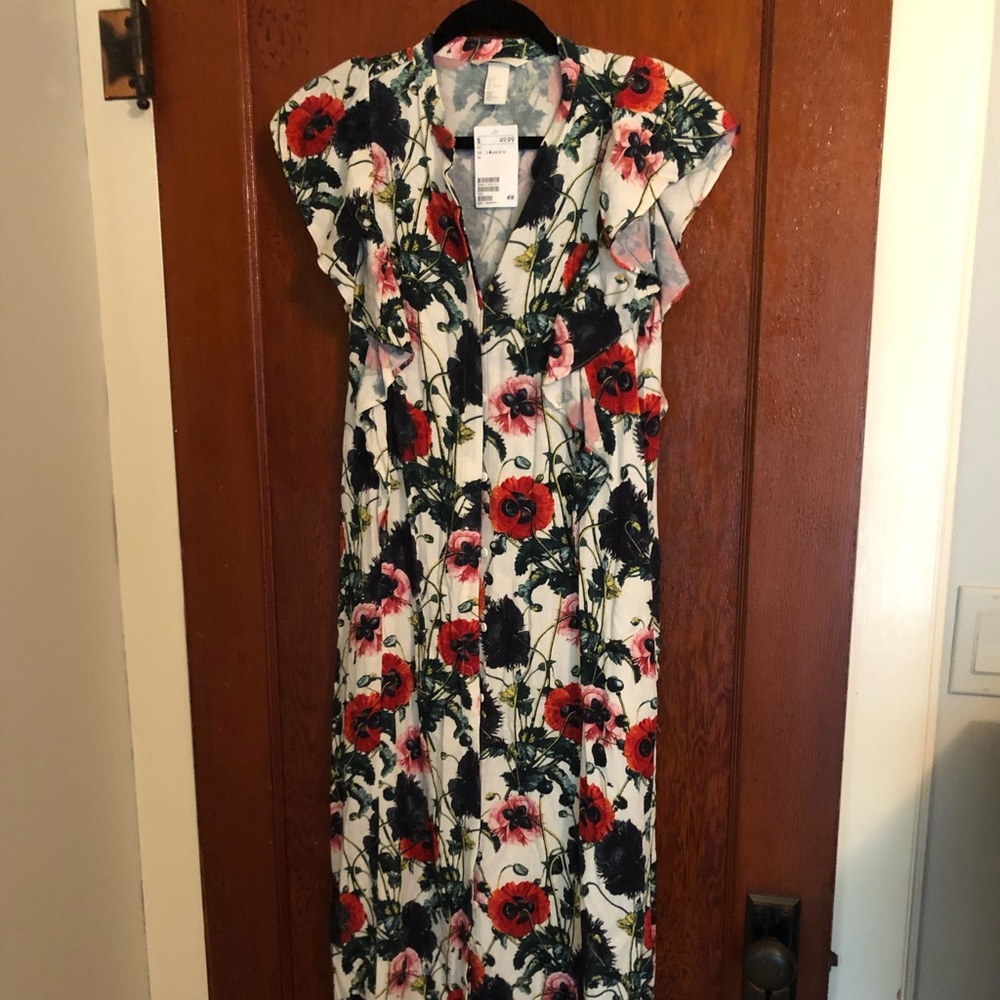 H&M poppy dress NWT
